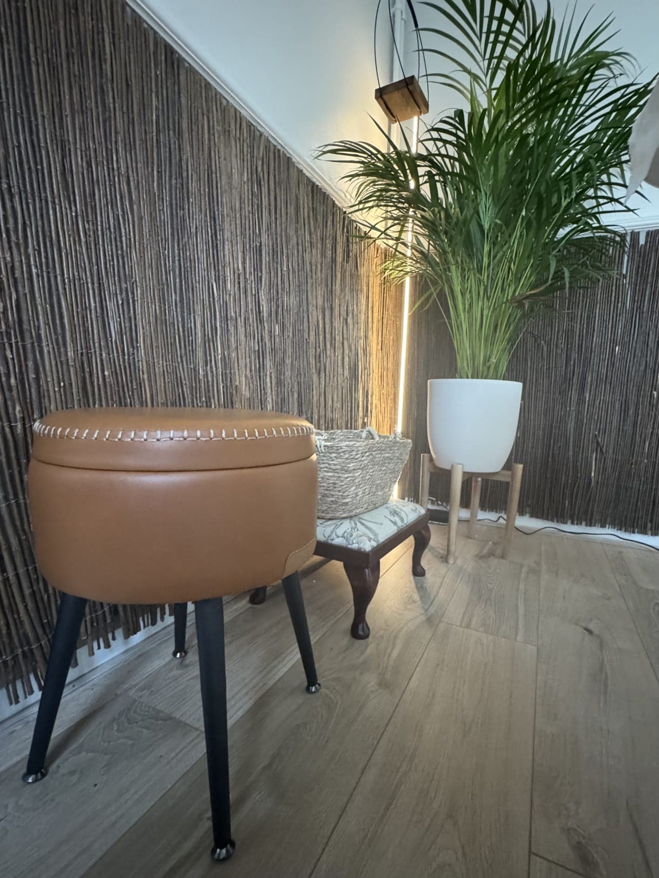Relaxing therapy room details at B Therapies